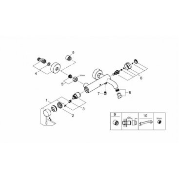 Смеситель для душа Grohe Essence 33624GL1