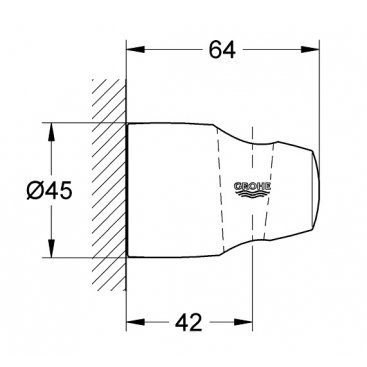 Держатель для лейки Grohe Movario 28403000