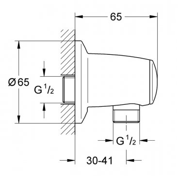 Штуцер Grohe Movario 28405000