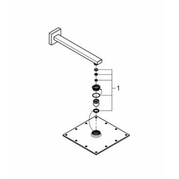 Верхний душ Grohe Rainshower Allure 26054000