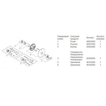 Смеситель для душа Grohe Atrio 19463001