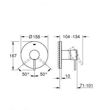 Смеситель для душа Grohe Atrio New 24065003