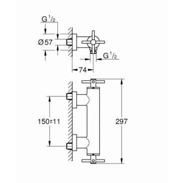 Смеситель для душа Grohe Atrio New 26003003