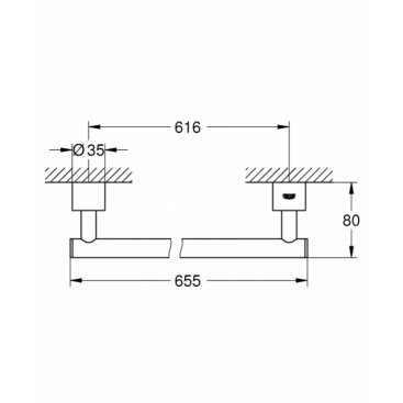 Полотенцедержатель Grohe Atrio New 40309003