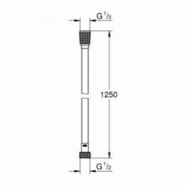 Комплект для гигиенического душа Grohe BauClassic 124902