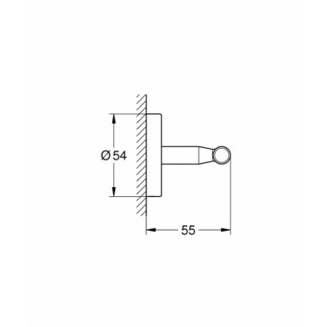 Крючок Grohe BauCosmopolitan 40461001