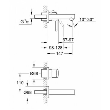 Смеситель для раковины Grohe Concetto New 19575001