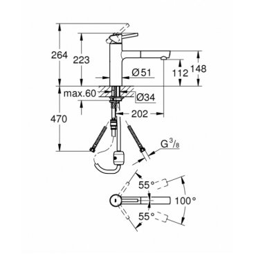 Смеситель для кухни Grohe Concetto New 31129001