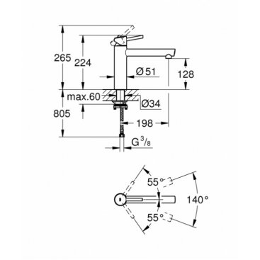 Смеситель для кухни Grohe Concetto New 31210001