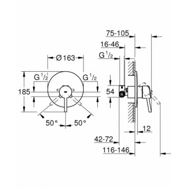 Смеситель для душа Grohe Concetto New 32213001