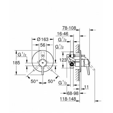 Смеситель для ванны Grohe Concetto New 32214001