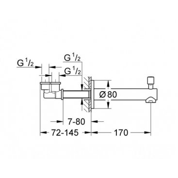 Излив для ванны Grohe Concetto New 13281001