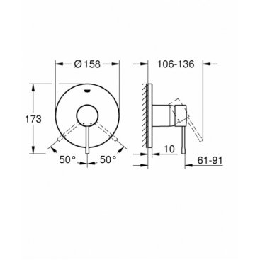 Смеситель для душа Grohe Essence 24057AL1