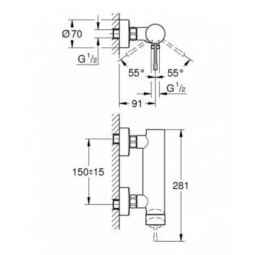 Смеситель для душа Grohe Essence New 33636DC1