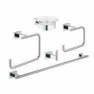 Набор аксессуаров для ванной Grohe Essentials Cube New 40758001