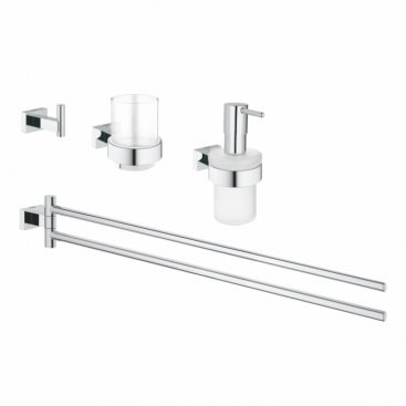 Набор аксессуаров для ванной Grohe Essentials Cube New 40847001