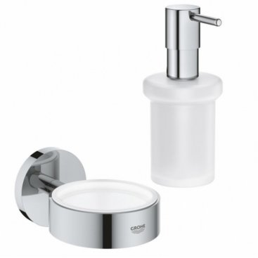 Дозатор мыла Grohe Essentials New 40369001+40394001