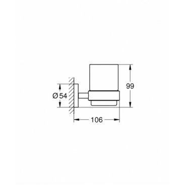 Стакан Grohe Essentials New 40447001