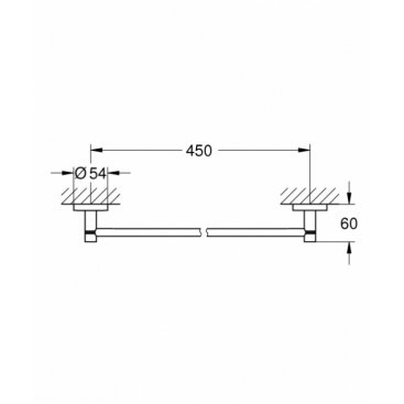 Полотенцедержатель Grohe Essentials New 40688AL1