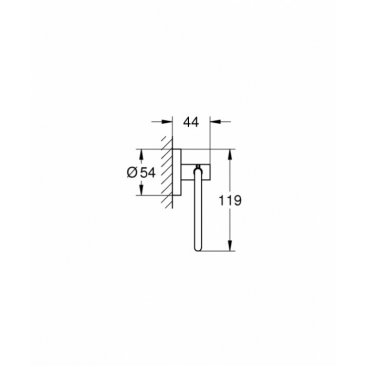 Держатель бумаги Grohe Essentials New 40689A01