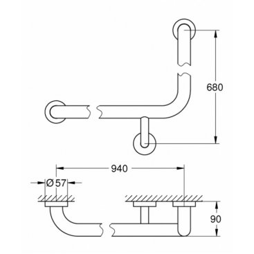 Поручень Grohe Essentials New 40797001