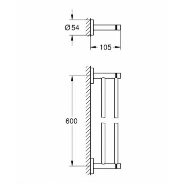 Полотенцедержатель Grohe Essentials New 40802AL1