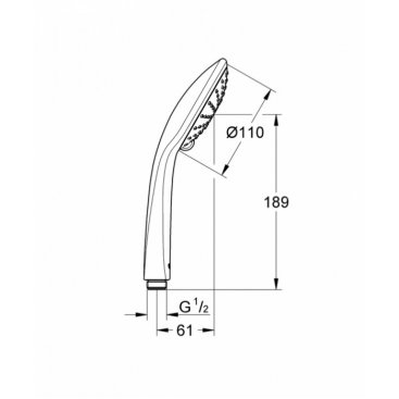 Ручной душ Grohe Euphoria 110 Duo 27220000