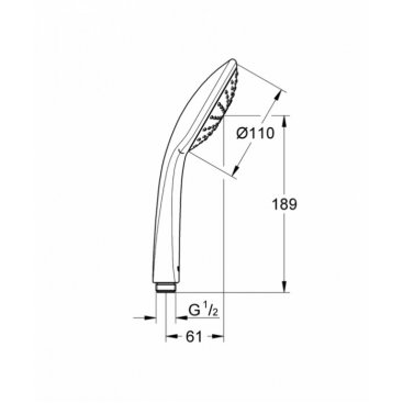 Ручной душ Grohe Euphoria 110 Mono 27265000