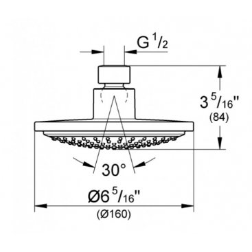 Верхний душ Grohe Euphoria Cosmopolitan 28233000