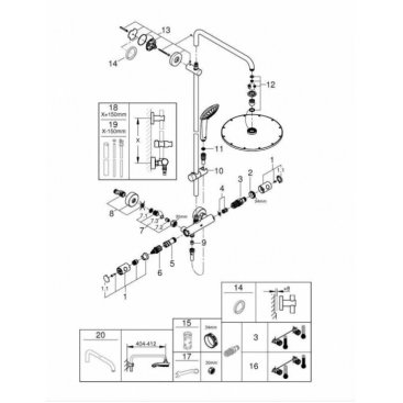 Душевая стойка Grohe Euphoria System 310 26075AL0