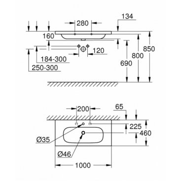 Раковина Grohe Euro Ceramic 3958500H