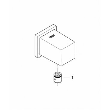 Душевая система Grohe Eurocube 25238000