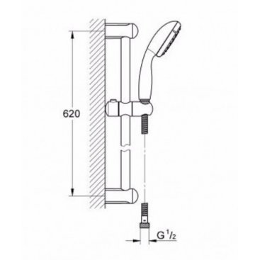 Комплект для ванны Grohe Euroeco 124428