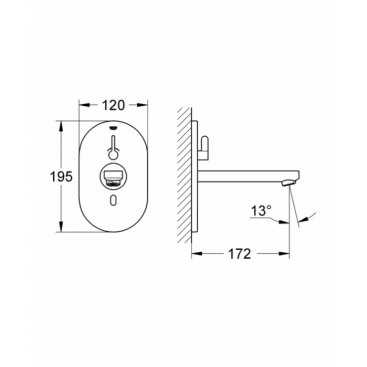 Смеситель для раковины Grohe Eurosmart Cosmopolitan E 36315000