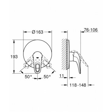 Смеситель для душа Grohe Eurostyle 19507LS3