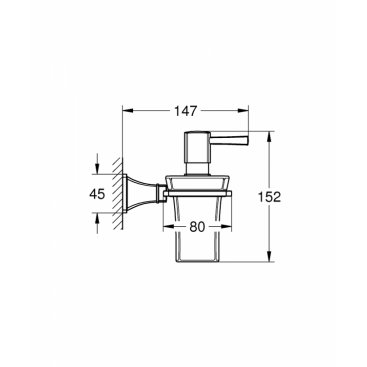 Дозатор мыла Grohe Grandera 40627IG0