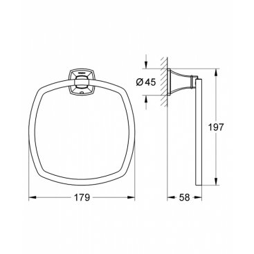 Полотенцедержатель Grohe Grandera 40630000