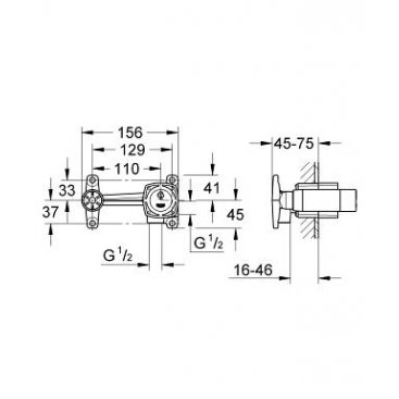 Внутренняя часть смесителя Grohe Grandera 23319000