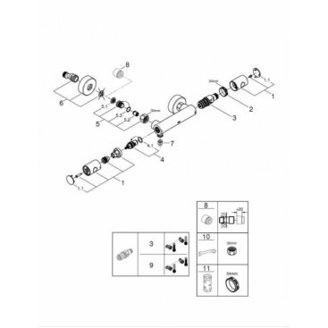 Смеситель для душа Grohe Grohtherm 800 Cosmopolitan 34765000