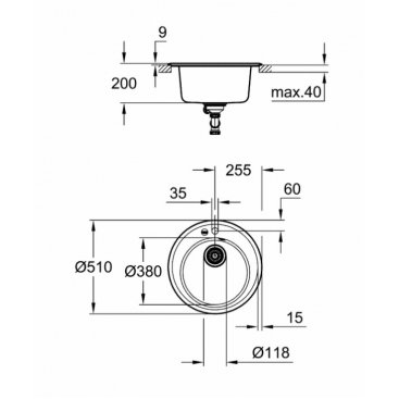 Мойка Grohe K200 31656AP0