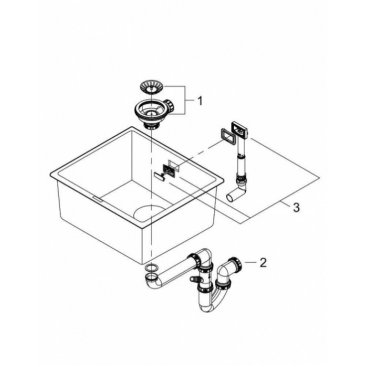 Мойка Grohe K700U 31653AP0