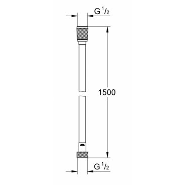 Душевой шланг Grohe Silverflex 150 см