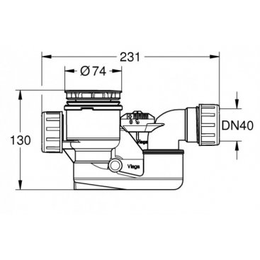 Слив-перелив для ванны Grohe 49113000