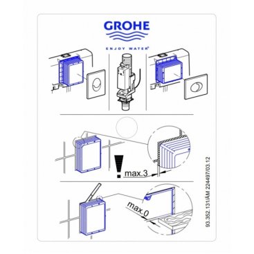 Короб панели смыва Grohe 66791000