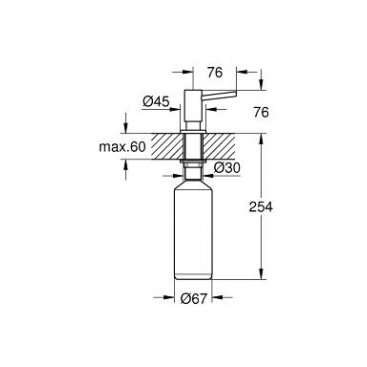 Дозатор мыла Grohe Cosmopolitan 40535000