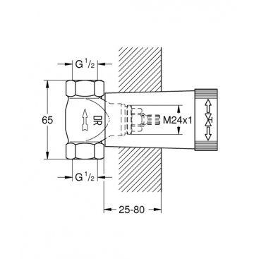 Вентиль встраиваемый Grohe 29800000