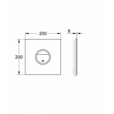 Клавиша смыва Grohe Ondus 38915LS0