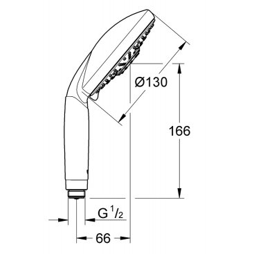 Ручной душ Grohe Rainshower Classic 28764000