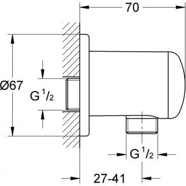 Штуцер Grohe Relexa 28671000