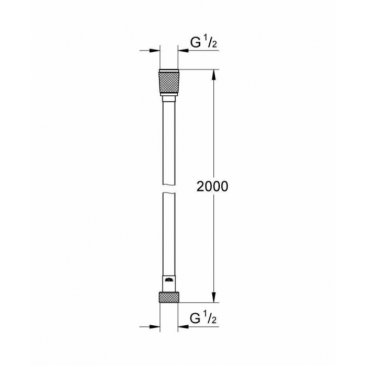 Шланг для душа Grohe Relexaflex 200 см